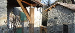 Vue de l'arrière et de la petit maison